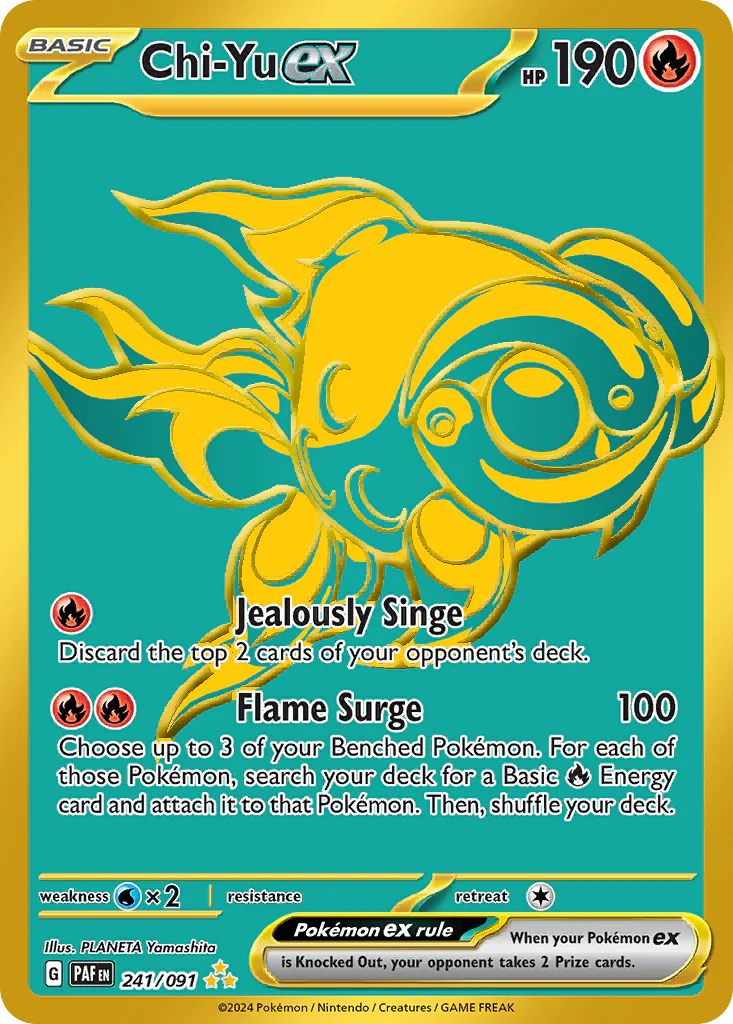 Chi-Yu ex (241/91) - [Gold Holo] Paldean Fates (PAF)