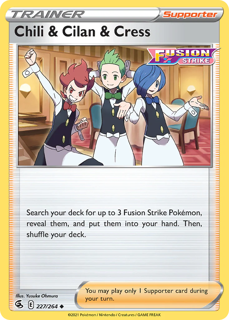 Chili & Cilan & Cress (227/264) - Fusion Strike (FST)