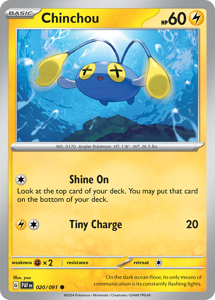 Chinchou (20/91) - Paldean Fates (PAF)