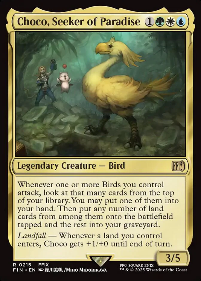 Choco, Seeker of Paradise (215) - [Foil] Final Fantasy (FIN)