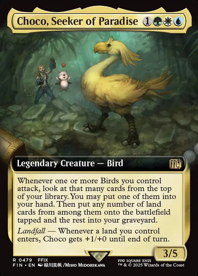 Choco, Seeker of Paradise (479) - [Extended Art] Final Fantasy (FIN)
