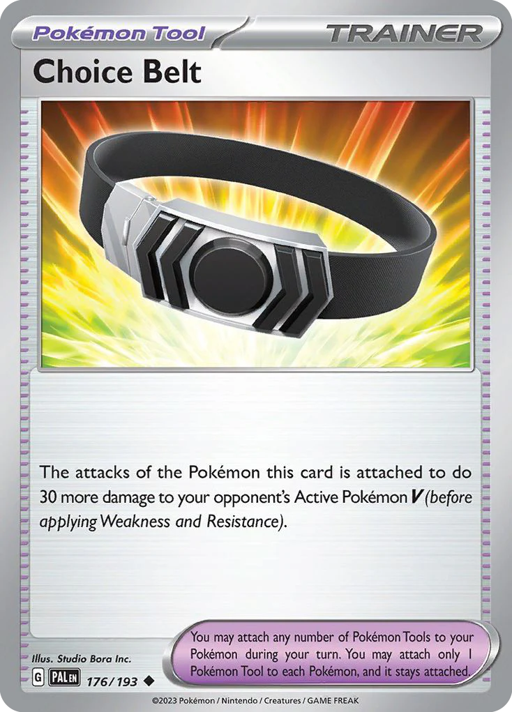 Choice Belt (176/193) - [Reverse Holo] Paldea Evolved (PAL)
