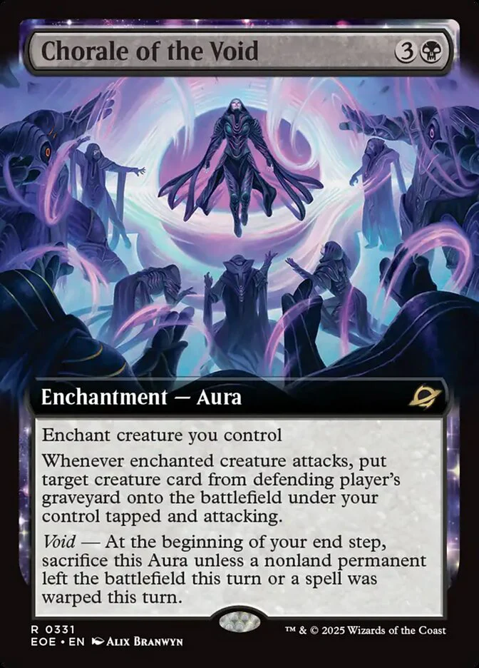 Chorale of the Void (331) - [Foil, Extended Art] Edge of Eternities (EOE)