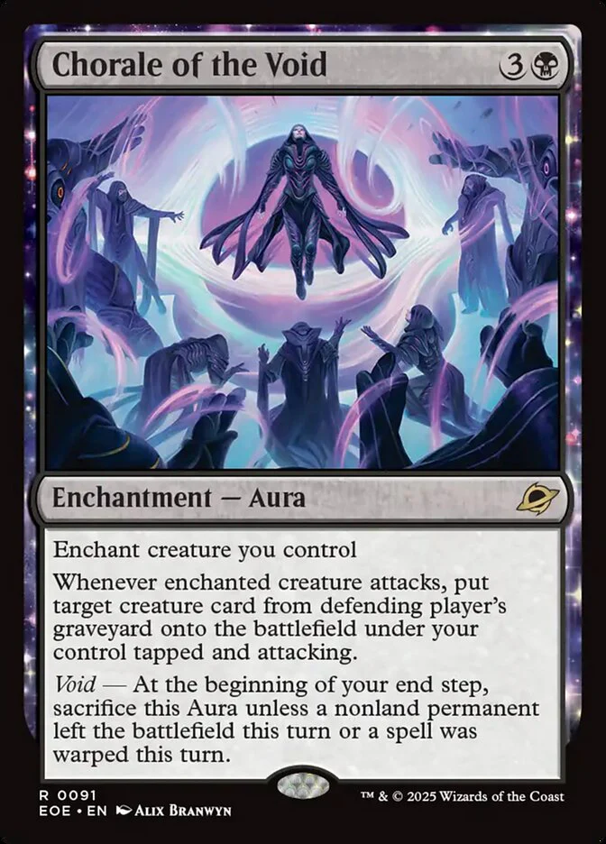 Chorale of the Void (91) - [Foil] Edge of Eternities (EOE)