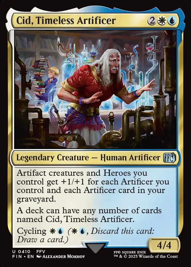 Cid, Timeless Artificer (410) - [Foil] Final Fantasy (FIN)