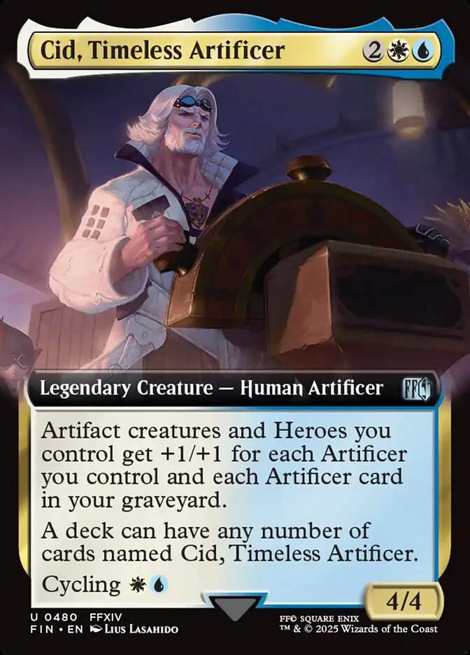 Cid, Timeless Artificer (480) - [Extended Art] Final Fantasy (FIN)