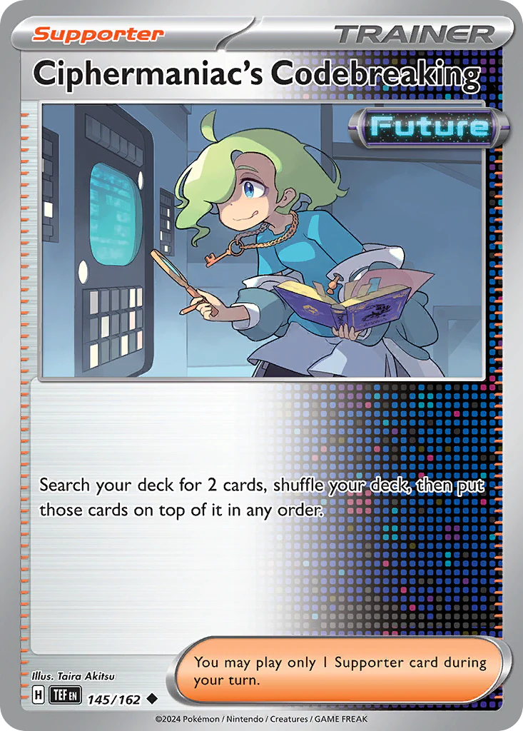 Ciphermaniac's Codebreaking (145/162) - [Reverse Holo] Temporal Forces (TEF)