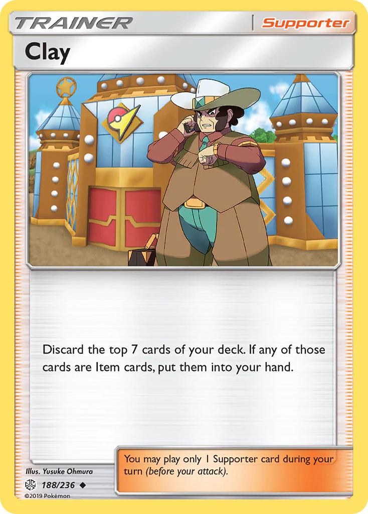 Clay (188/236) - [Reverse Holo] Cosmic Eclipse (CEC)