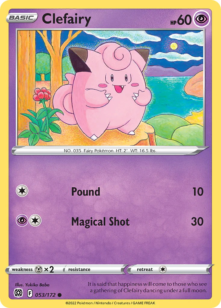 Clefairy (53/172) - Brilliant Stars (BRS)
