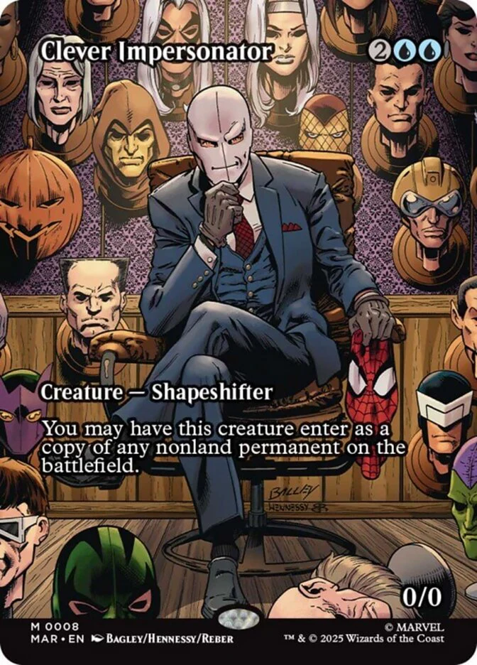 Clever Impersonator (8) - [Borderless] Marvel Universe (MAR)