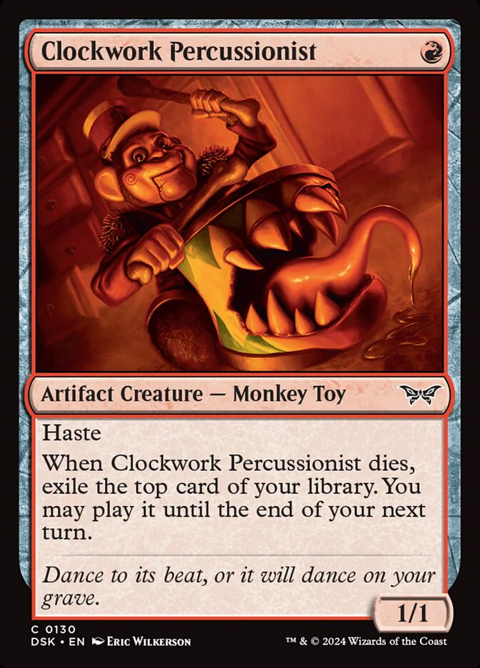 Clockwork Percussionist - Duskmourn: House of Horror (DSK)