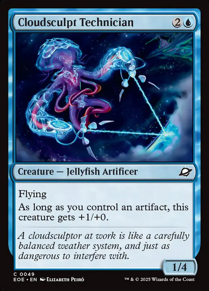 Cloudsculpt Technician (49) - [Foil] Edge of Eternities (EOE)