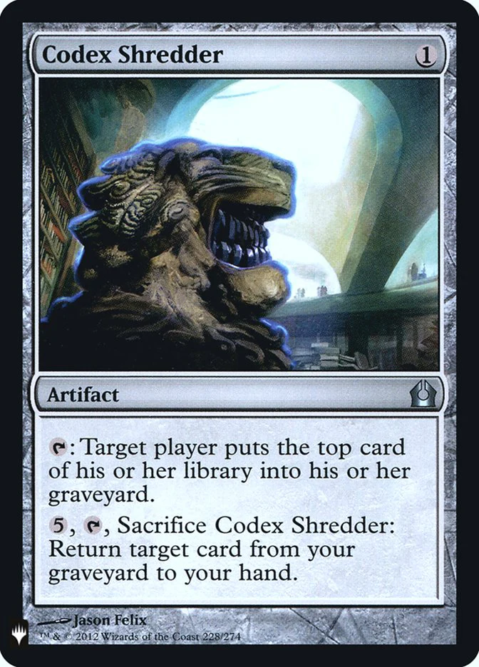 Codex Shredder - [Foil] The List (PLST)