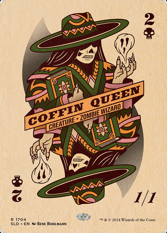 Coffin Queen (1704) - [Foil, Borderless] Secret Lair Drop (SLD)