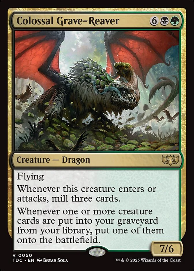 Colossal Grave-Reaver - Tarkir: Dragonstorm Commander (TDC)