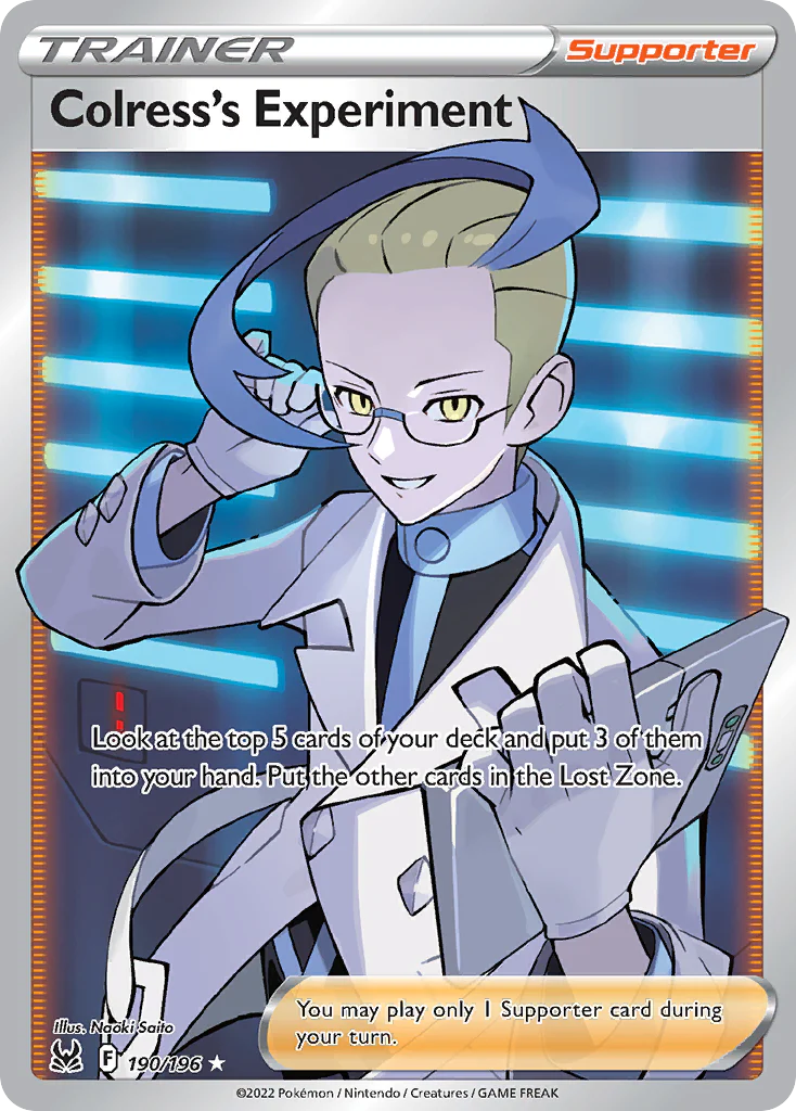 Colress's Experiment (190/196) - [Full Art] Lost Origin (LOR)