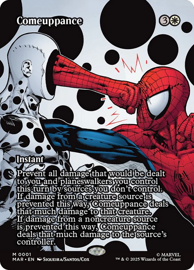 Comeuppance (1) - [Foil, Borderless] Marvel Universe (MAR)