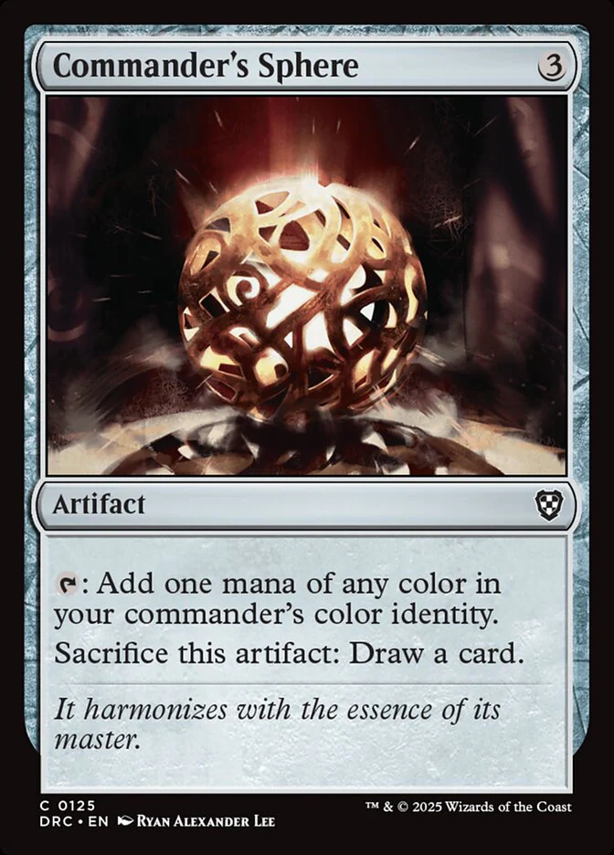 Commander's Sphere - Aetherdrift Commander (DRC)