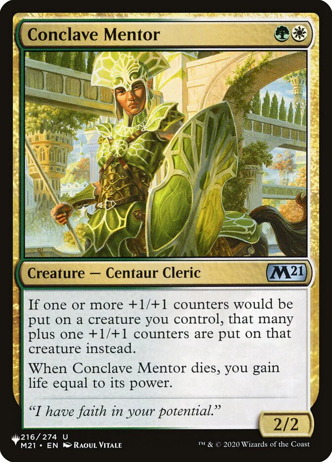 Conclave Mentor - The List (PLST)