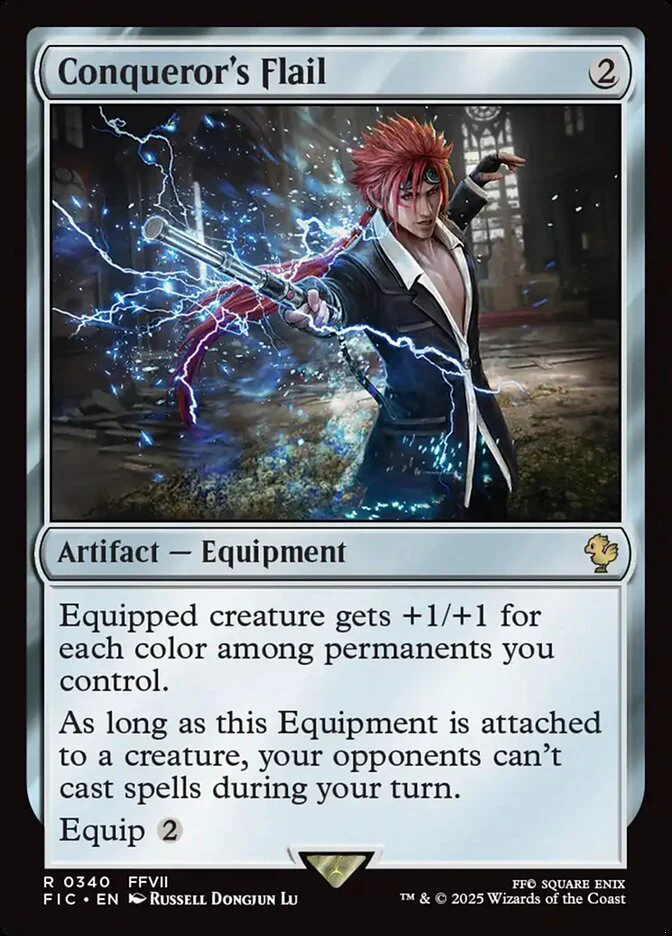 Conqueror's Flail (340) - [Surge Foil] Final Fantasy Commander (FIC)