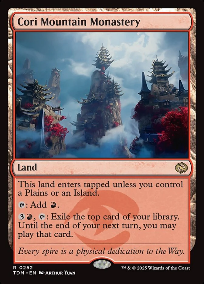 Cori Mountain Monastery (252) - Tarkir: Dragonstorm (TDM)