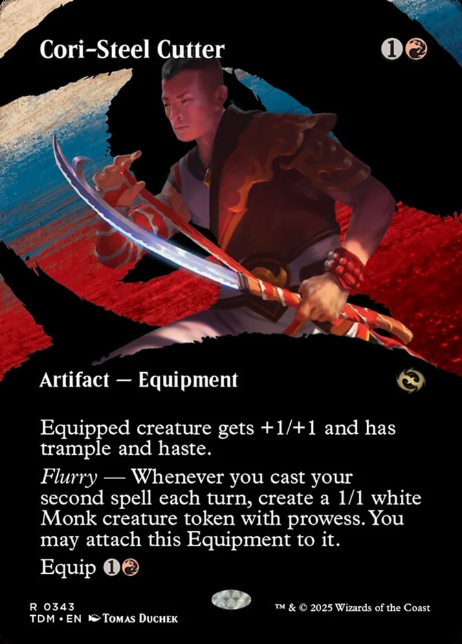 Cori-Steel Cutter (343) - [Foil, Showcase] Tarkir: Dragonstorm (TDM)