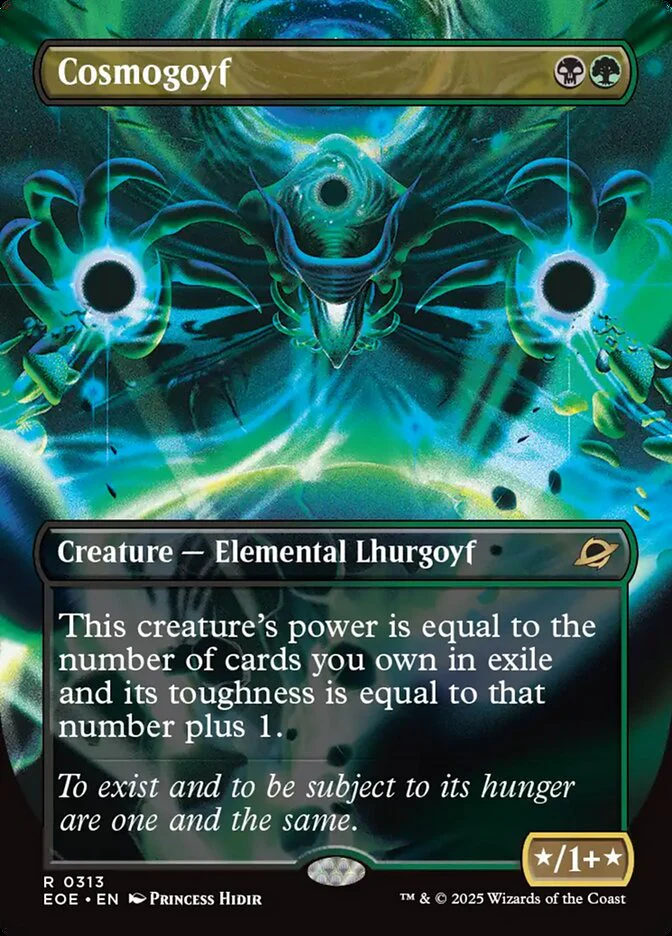 Cosmogoyf (313) - [Borderless] Edge of Eternities (EOE)