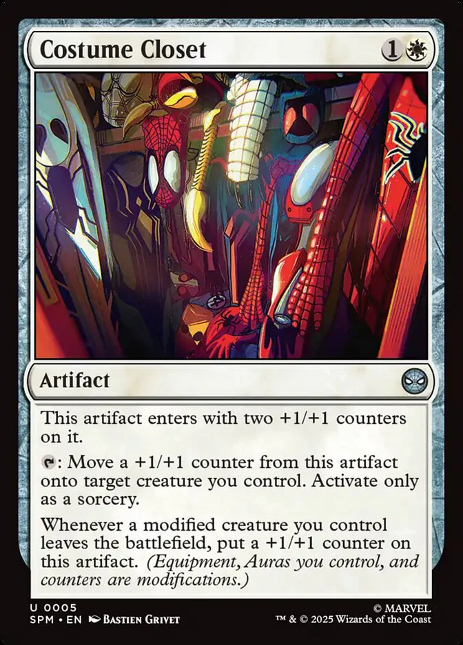 Costume Closet (5) - [Foil] Marvel's Spider-Man (SPM)