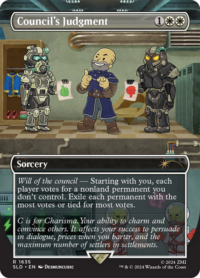 Council's Judgment (1635) - [Borderless] Secret Lair Drop (SLD)