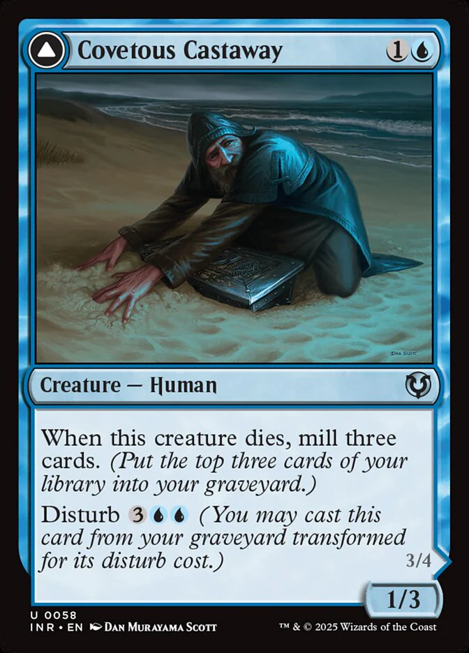 Covetous Castaway // Ghostly Castigator - [Foil] Innistrad Remastered (INR)