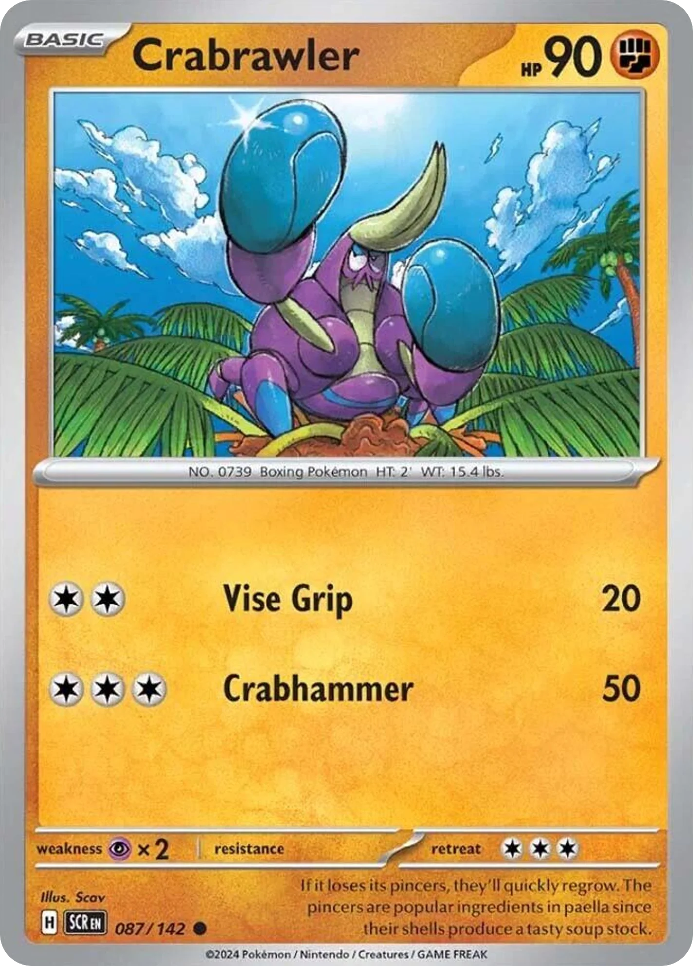 Crabrawler (87/142) - Stellar Crown (SCR)
