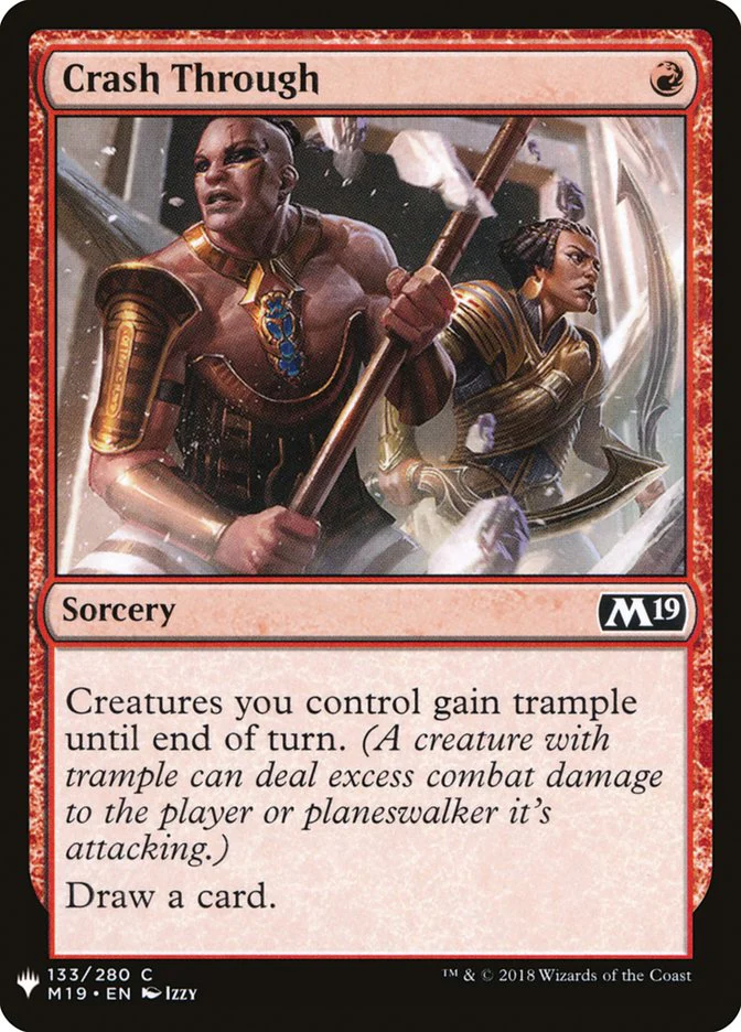 Crash Through - The List (PLST)