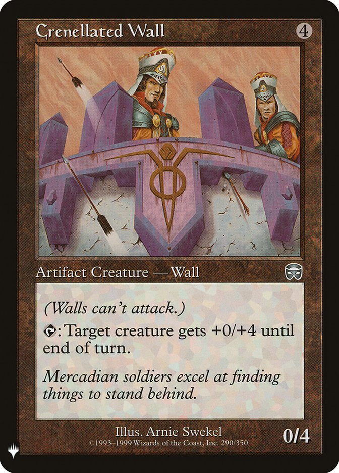 Crenellated Wall - The List (PLST)