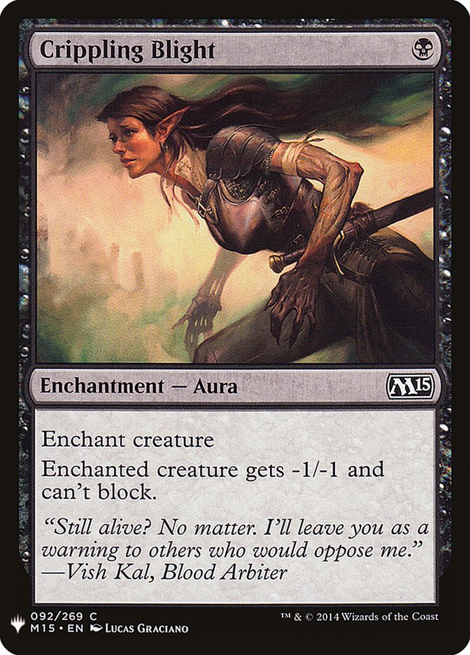 Crippling Blight - The List (PLST)