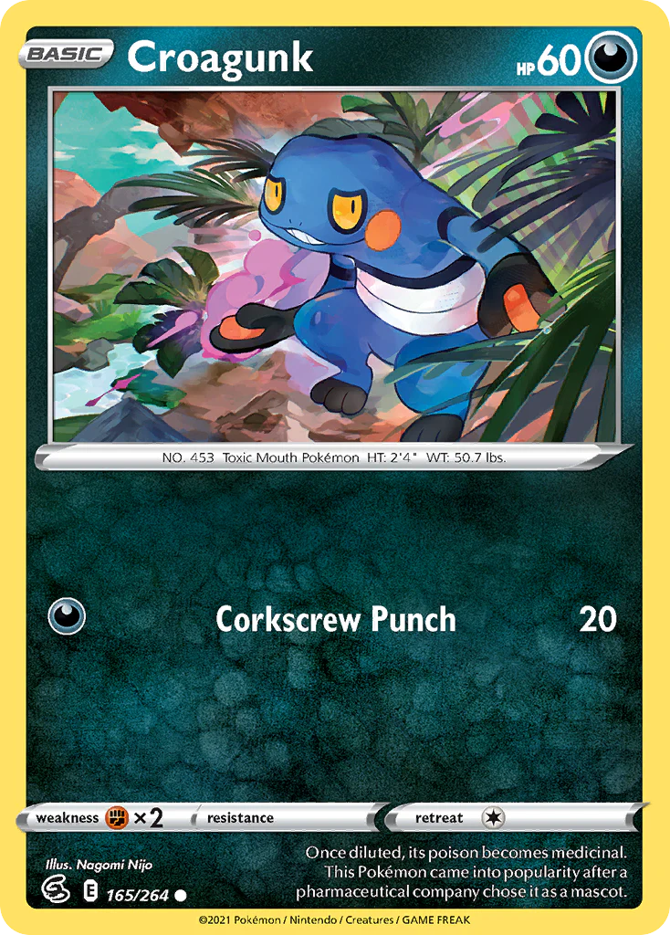 Croagunk (165/264) - Fusion Strike (FST)