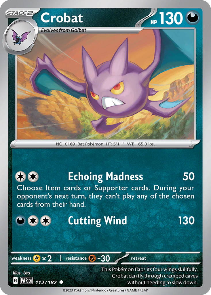 Crobat (112/182) - Paradox Rift (PAR)
