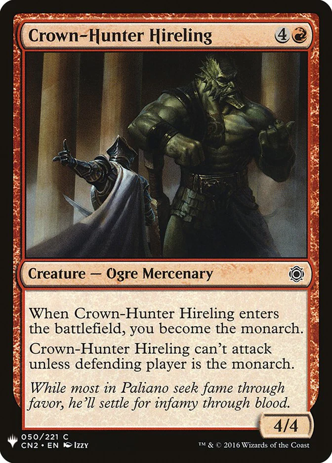 Crown-Hunter Hireling - The List (PLST)