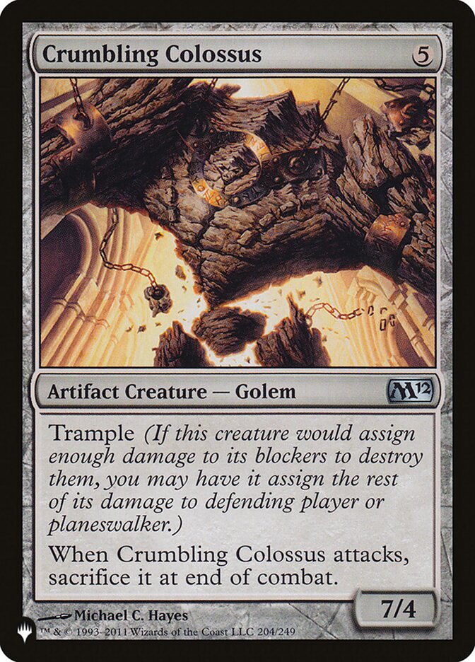 Crumbling Colossus - The List (PLST)