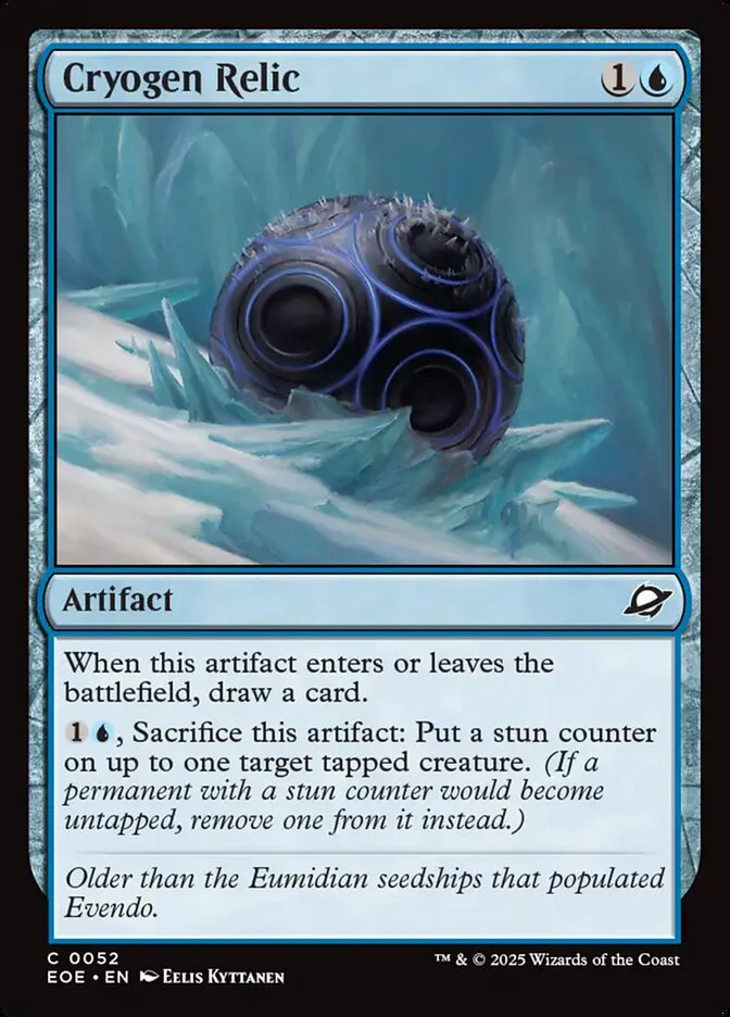 Cryogen Relic (52) - [Foil] Edge of Eternities (EOE)