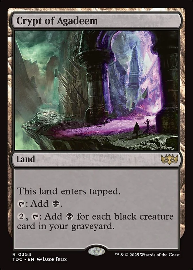 Crypt of Agadeem - Tarkir: Dragonstorm Commander (TDC)