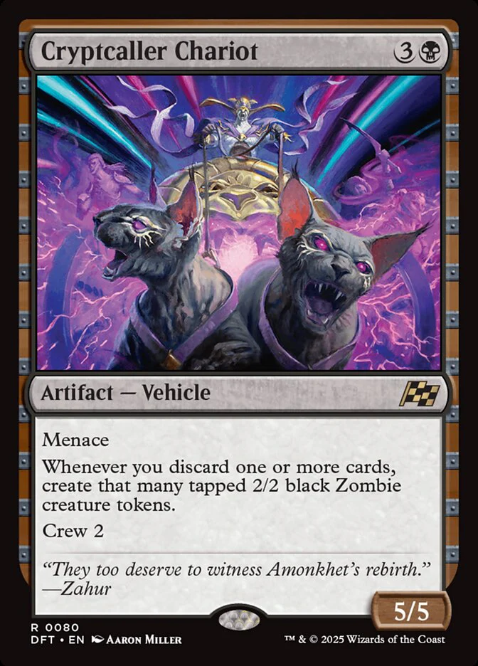 Cryptcaller Chariot - [Foil] Aetherdrift (DFT)