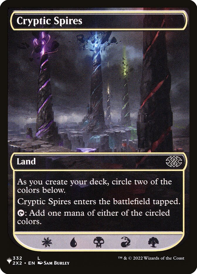 Cryptic Spires - [Full Art] The List (PLST)