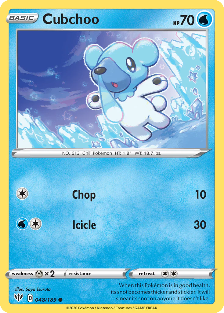 Cubchoo (48/189) - Darkness Ablaze (DAA)