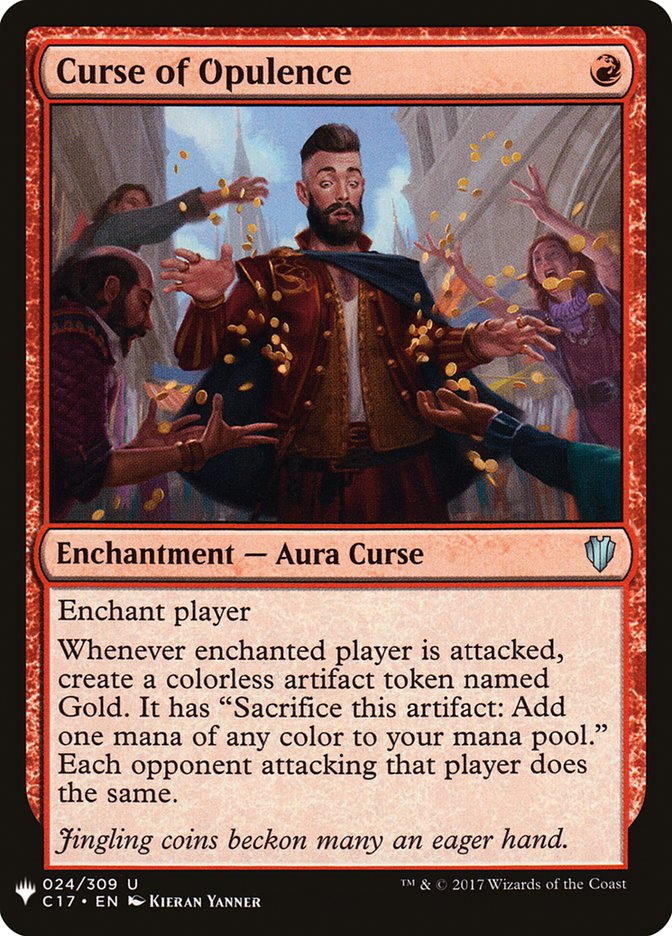 Curse of Opulence - The List (PLST)