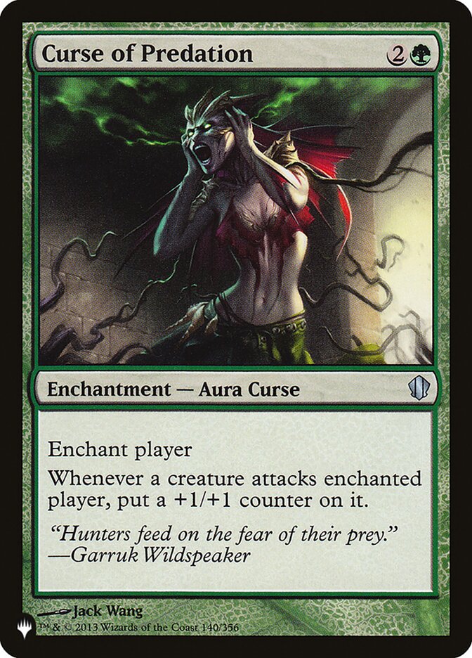 Curse of Predation - The List (PLST)
