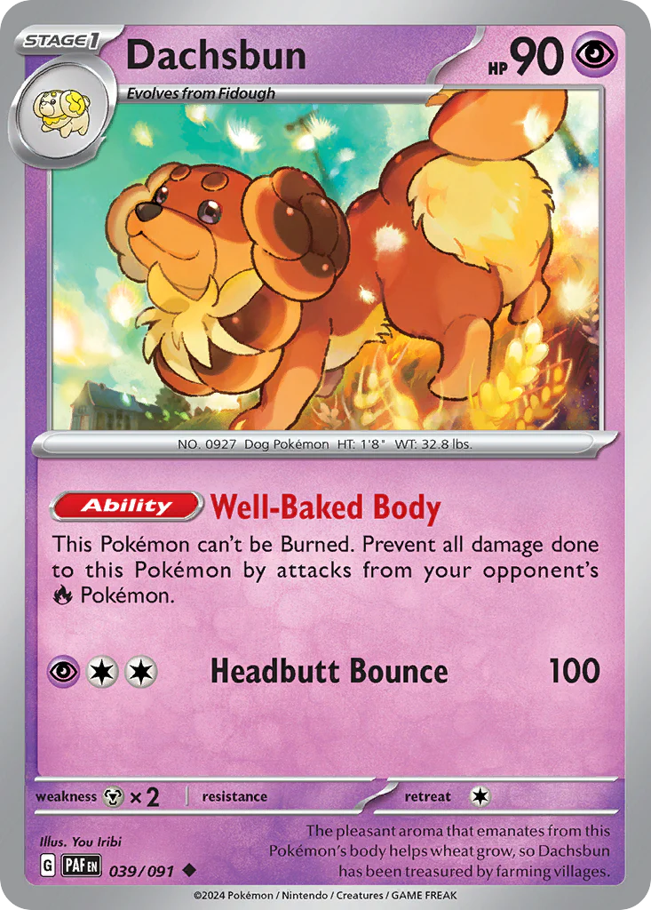 Dachsbun (39/91) - Paldean Fates (PAF)