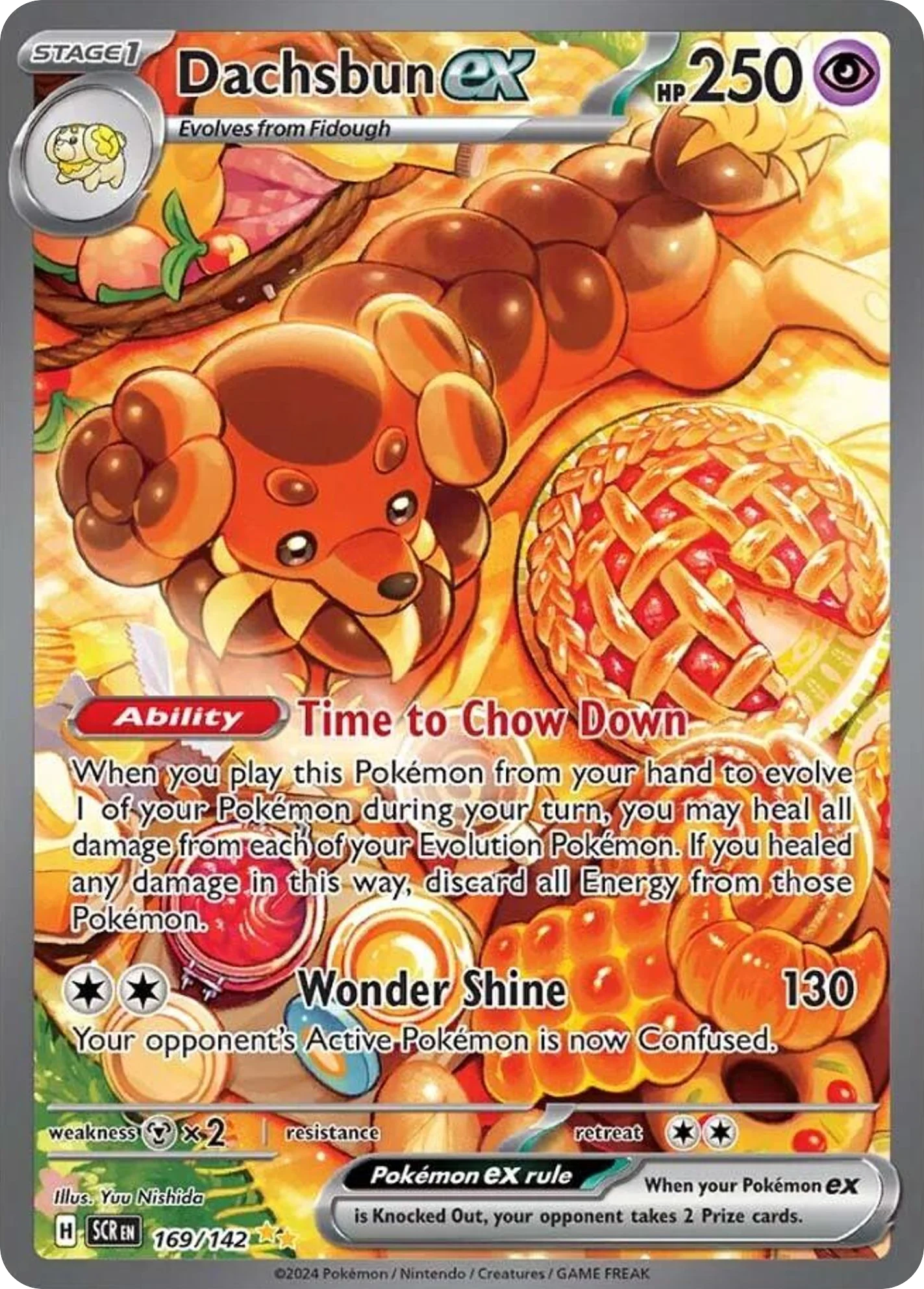 Dachsbun ex (169/142) - [Special Illustration Rare] Stellar Crown (SCR)