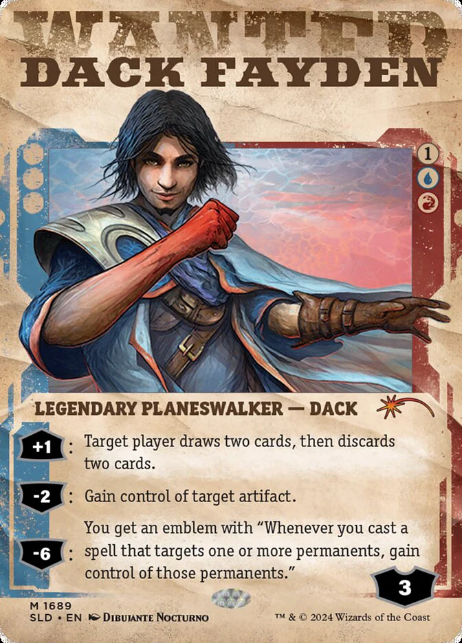Dack Fayden (1689) - [Foil, Showcase] Secret Lair Drop (SLD)