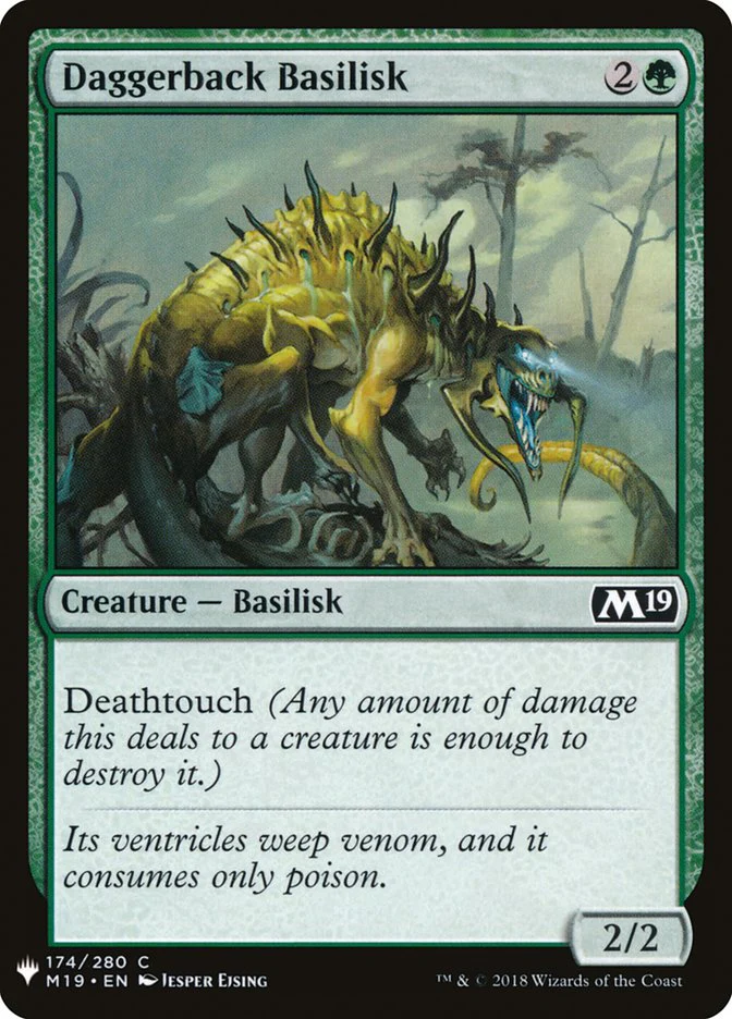 Daggerback Basilisk - The List (PLST)
