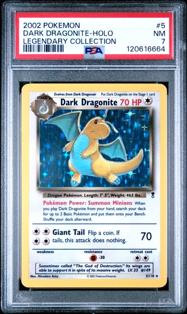 Dark Dragonite #5 - [Graded PSA 7] Legendary Collection (LC)
